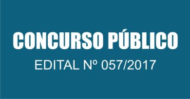 CONCURSO PÚBLICO Nº. 057/2017
