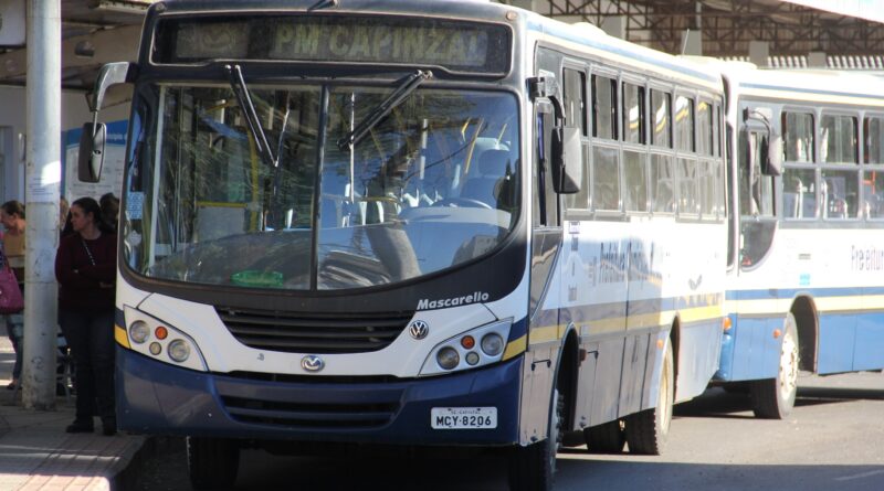 Veículos do Transporte Coletivo Urbano.