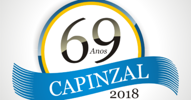 Logomarca dos 69 anos de emancipação político-administrativa de Capinzal.