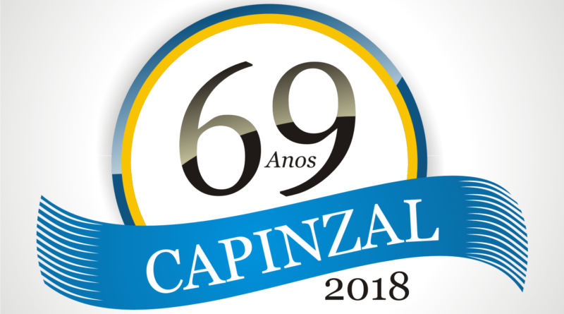 Logomarca dos 69 anos de emancipação político-administrativa de Capinzal.