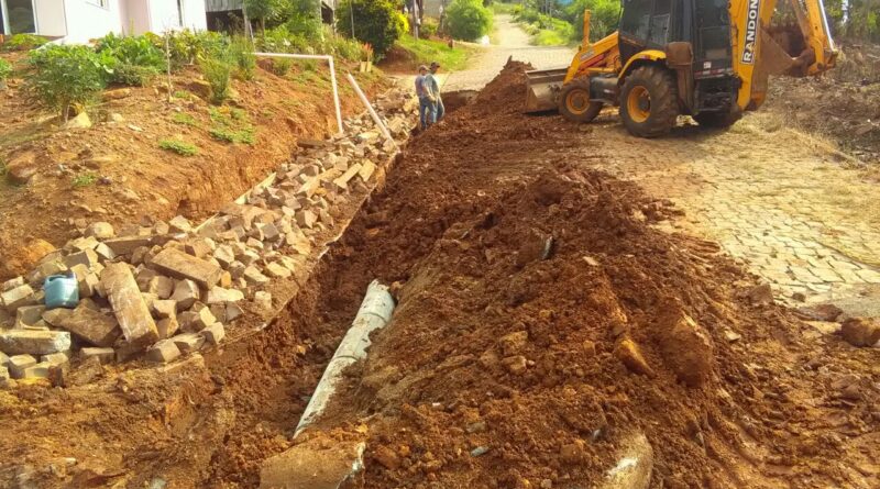 Mais de 150 tubos de concreto que estavam entupidos já foram substituídos.