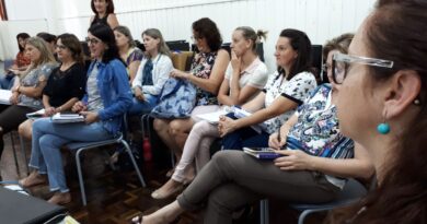 O encontro foi organizado pela Equipe Interdisciplinar da Secretaria Municipal de Educação de Capinzal, juntamente com a Diretora de Ensino, Izolete Riqueti e a Secretária da Educação, Márcia Callai Bonato.