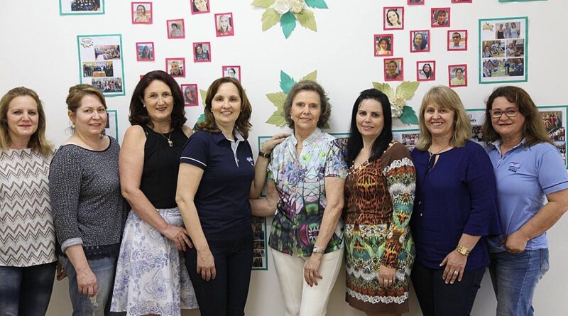 A reunião contou com a presença especial da senhora Marlene Zanchet, a primeira gestora educacional do município de Capinzal.