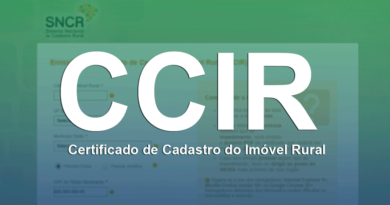O CCIR (Certificado de Cadastro de Imóvel Rural) é indispensável para legalizar em cartório alterações no registro da área ou para solicitar financiamento bancário.