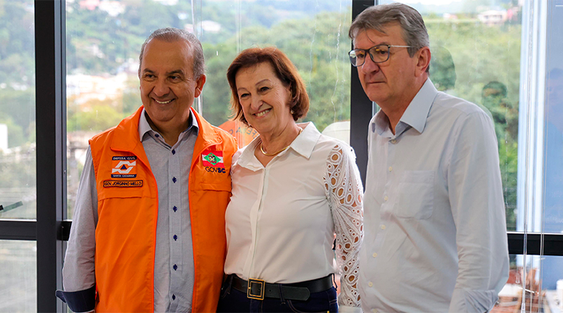 Governador Jorginho Mello visita Capinzal para avaliar estragos causados pela chuva e promete apoio à reconstrução