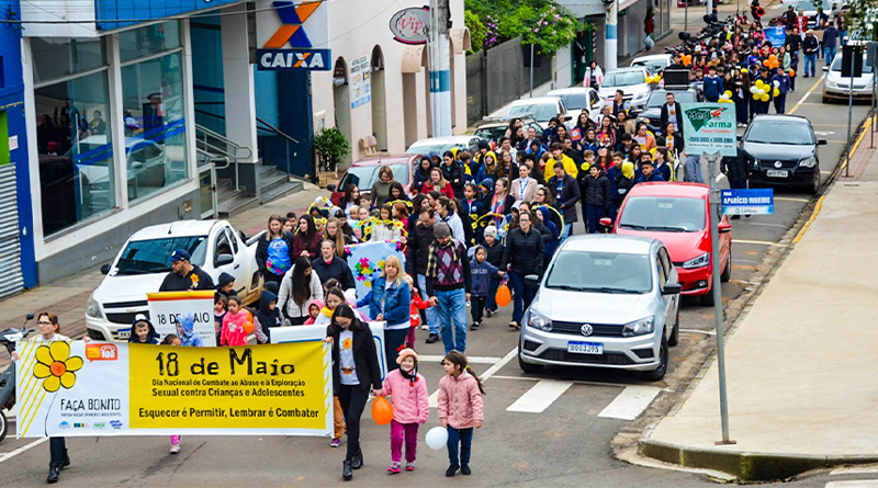 Campanha Faça Bonito 2024 encerra suas atividades com caminhada pelas ruas centrais de Capinzal