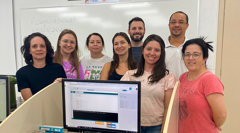 Professores de Tecnologias Educacionais da Rede de Ensino de Capinzal participam de formação continuada na UNOESC de Videira-SC